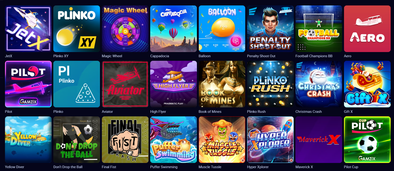 Nomad Casino All Games